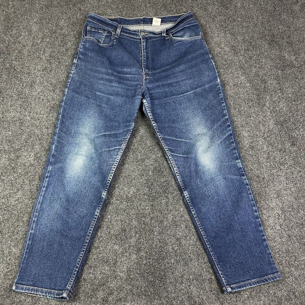 Vintage Levis 550 Mom Jeans Womens 14 Relaxed Fit Tapered‎ Leg High Rise Y2K 00s